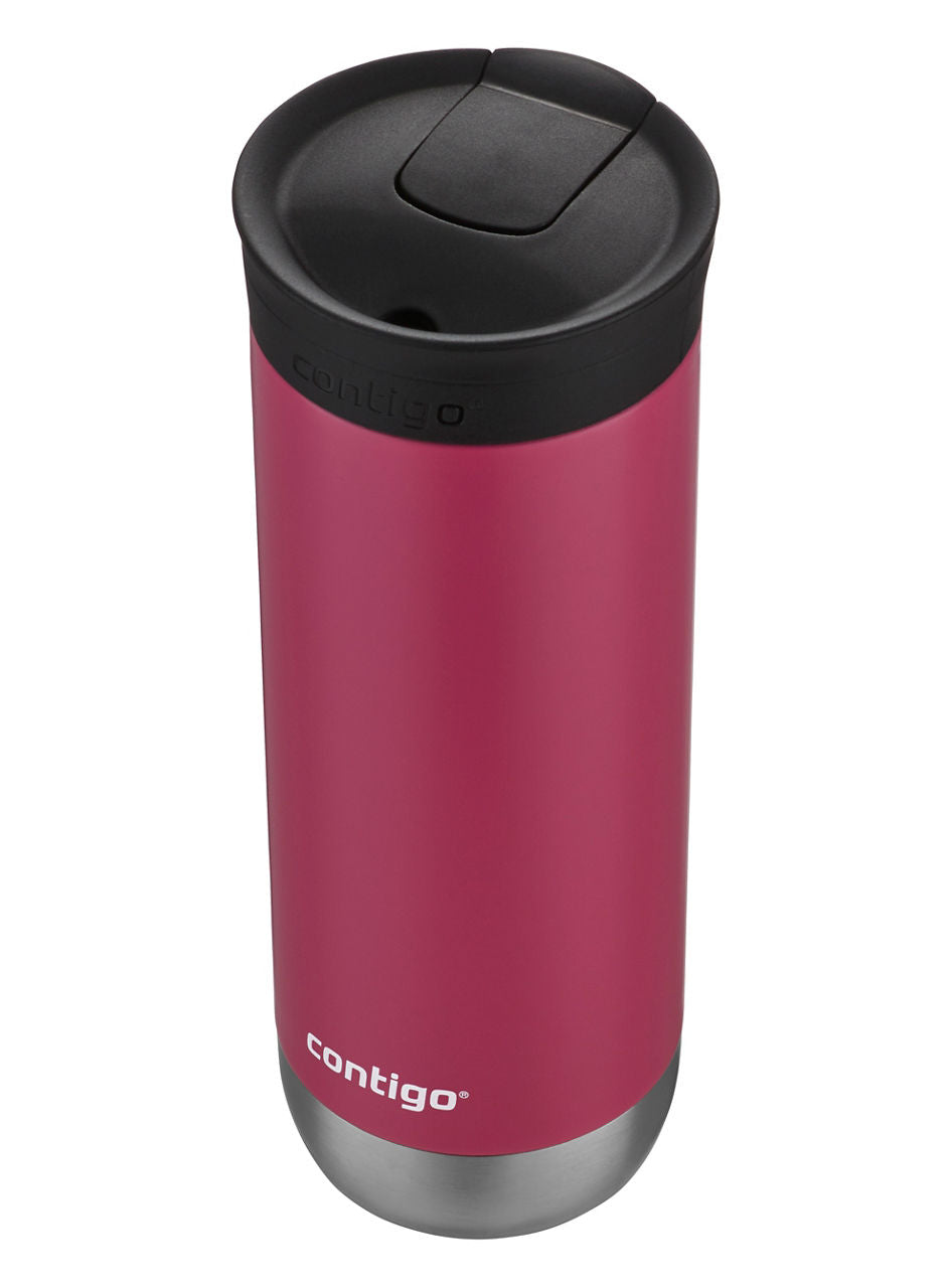 Contigo Huron 2.0 Stainless Steel Travel Mug with SNAPSEAL™ Lid | 20oz | Dragon Fruit | Cup Holder
