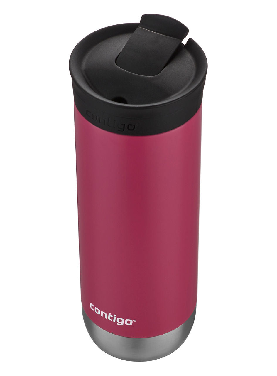 Contigo Huron 2.0 Stainless Steel Travel Mug with SNAPSEAL™ Lid | 20oz | Dragon Fruit | Cup Holder