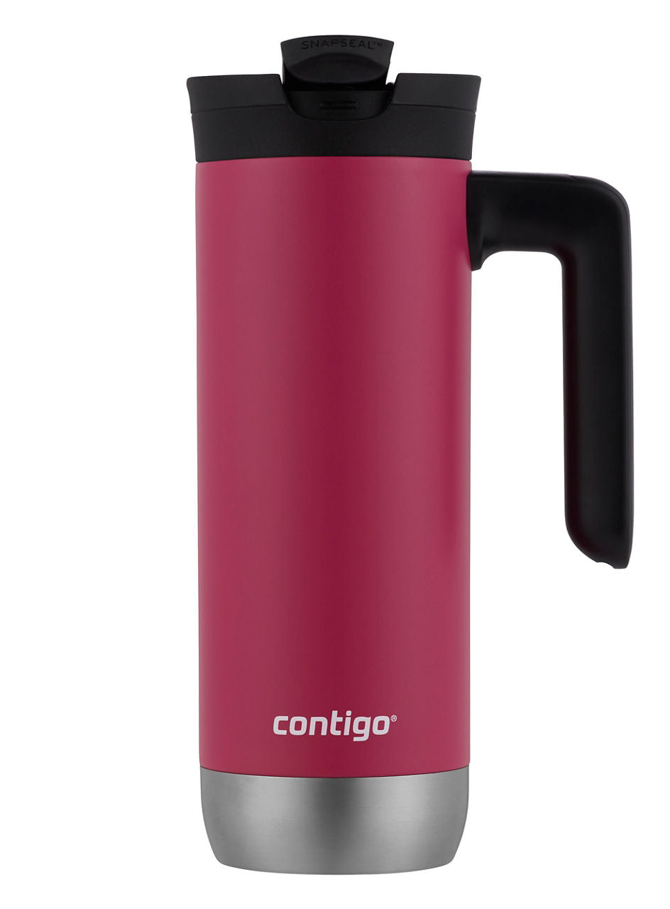 Contigo® Superior 2.0 Stainless Steel Travel Mug with SNAPSEAL™ Lid | 20oz | Dragon Fruit | Cup Holder