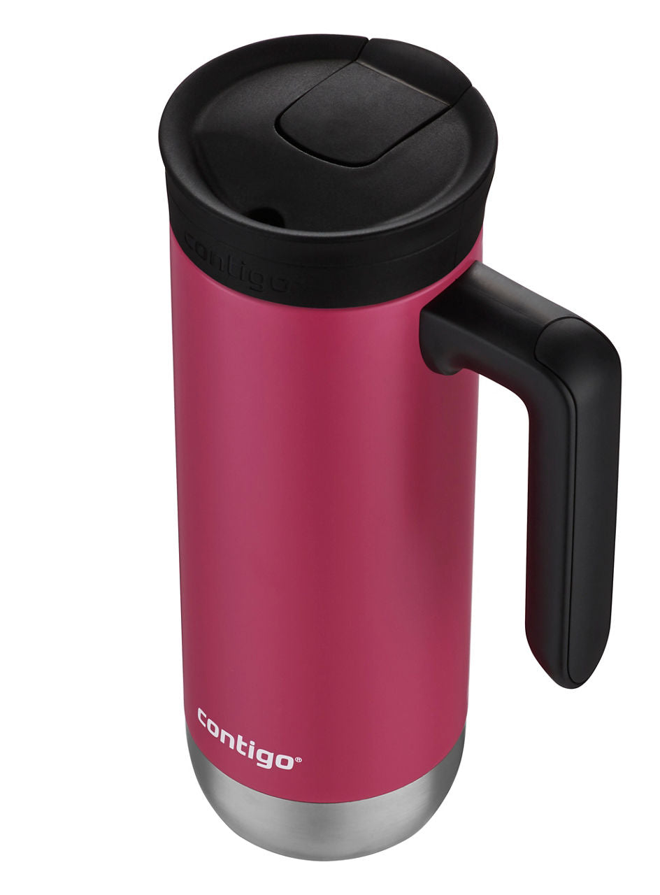 Contigo® Superior 2.0 Stainless Steel Travel Mug with SNAPSEAL™ Lid | 20oz | Dragon Fruit | Cup Holder