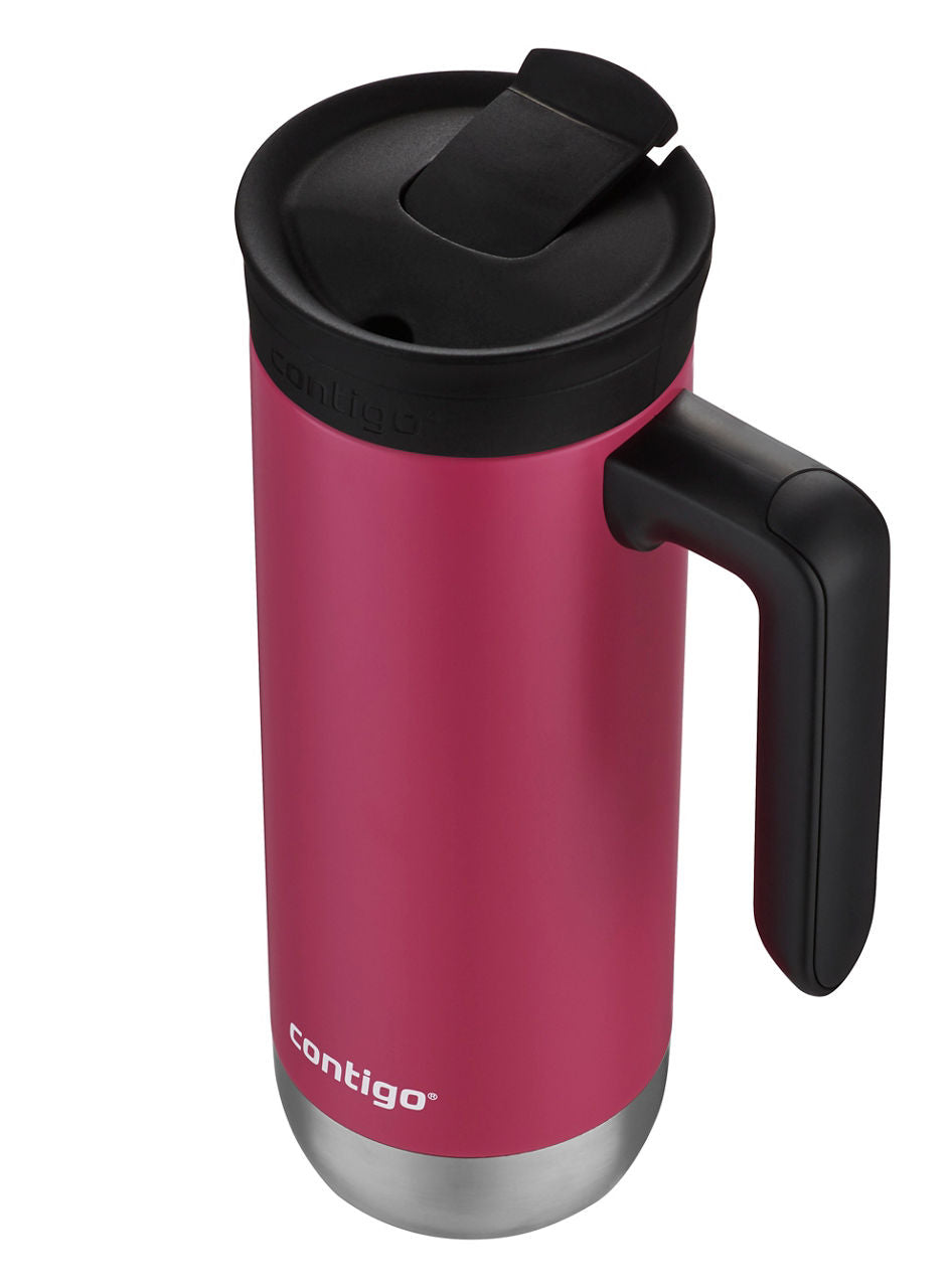 Contigo® Superior 2.0 Stainless Steel Travel Mug with SNAPSEAL™ Lid | 20oz | Dragon Fruit | Cup Holder