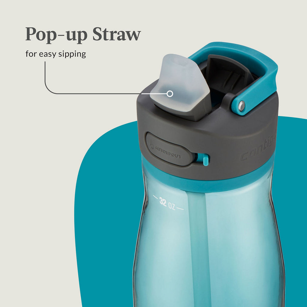 Contigo® Ashland 2.0 Water Bottle with AUTOSPOUT® Lid | 32oz | Juniper | Cup Holder