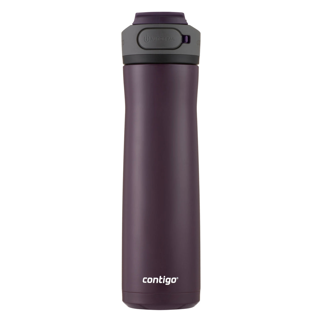 Contigo® Cortland Chill 2.0 Insulated Stainless Steel Water Bottle with AUTOSEAL® Lid | 24oz | Merlot | Cup Holder