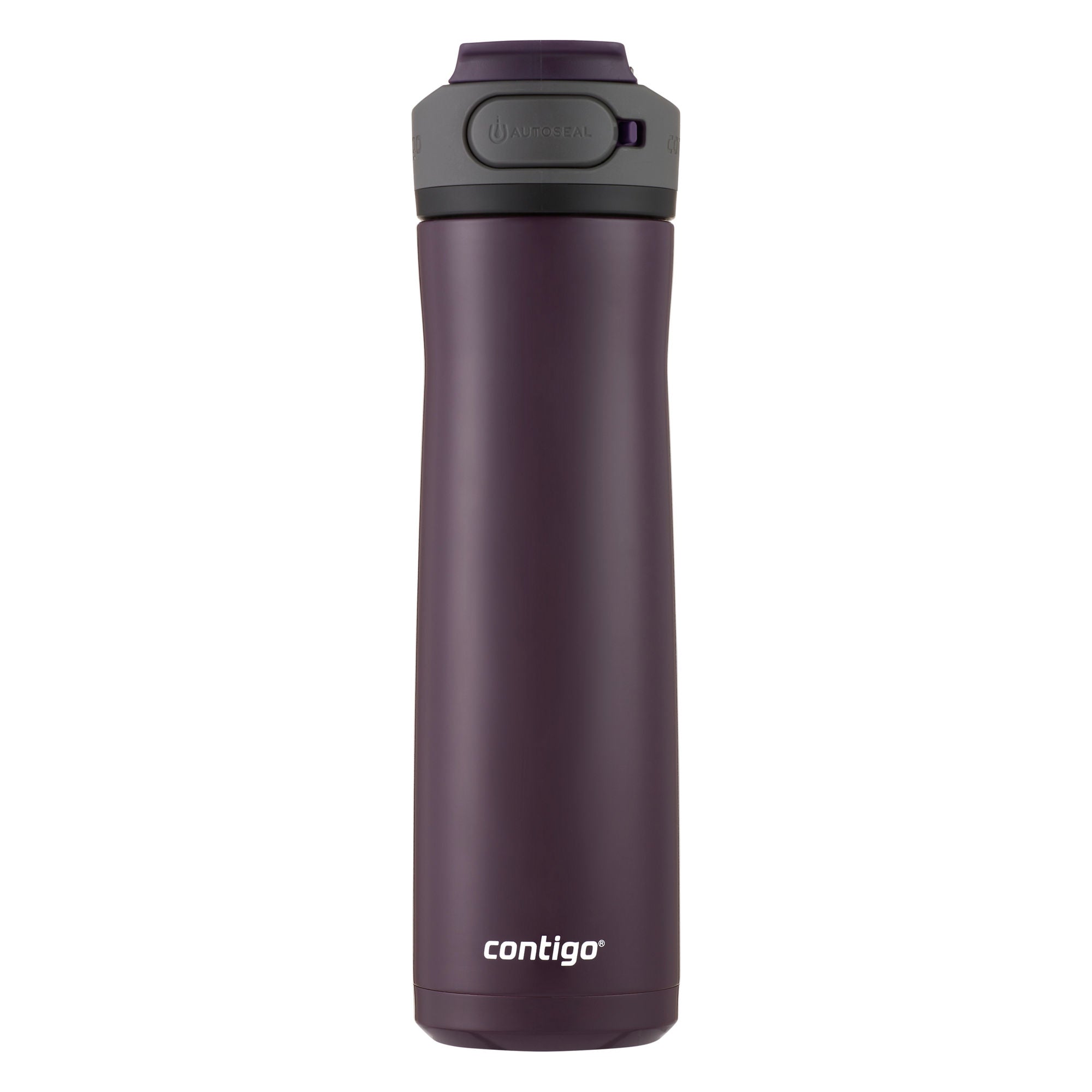 Contigo® Cortland Chill 2.0 Insulated Stainless Steel Water Bottle with AUTOSEAL® Lid | 24oz | Merlot | Cup Holder