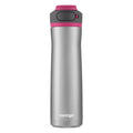 Contigo® Cortland Chill 2.0 Insulated Stainless Steel Water Bottle with AUTOSEAL® Lid | 24oz | Stainless Steel / Dragon Fruit | Cup Holder