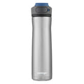 Contigo® Cortland Chill 2.0 Insulated Stainless Steel Water Bottle with AUTOSEAL® Lid | 24oz | Stainless Steel / Blue Corn | Cup Holder