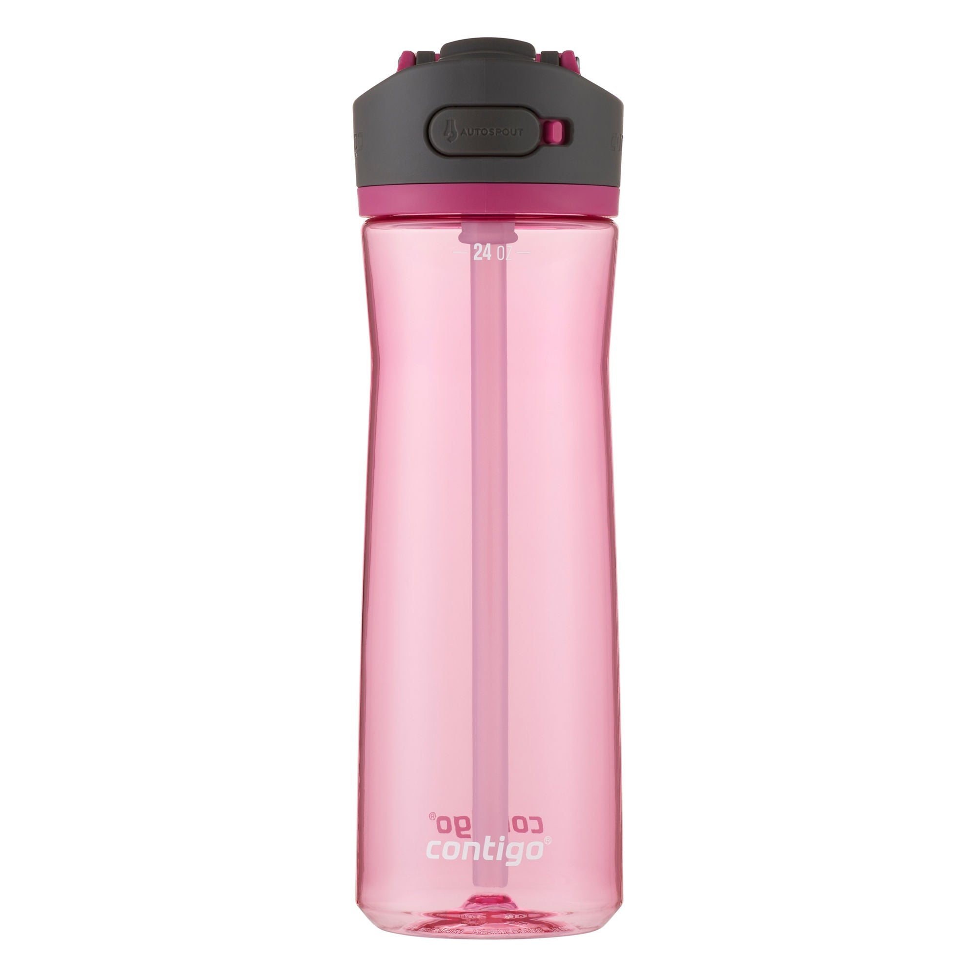 Contigo® Ashland 2.0 Water Bottle with AUTOSPOUT® Lid | 24oz | Dragon Fruit | Cup Holder