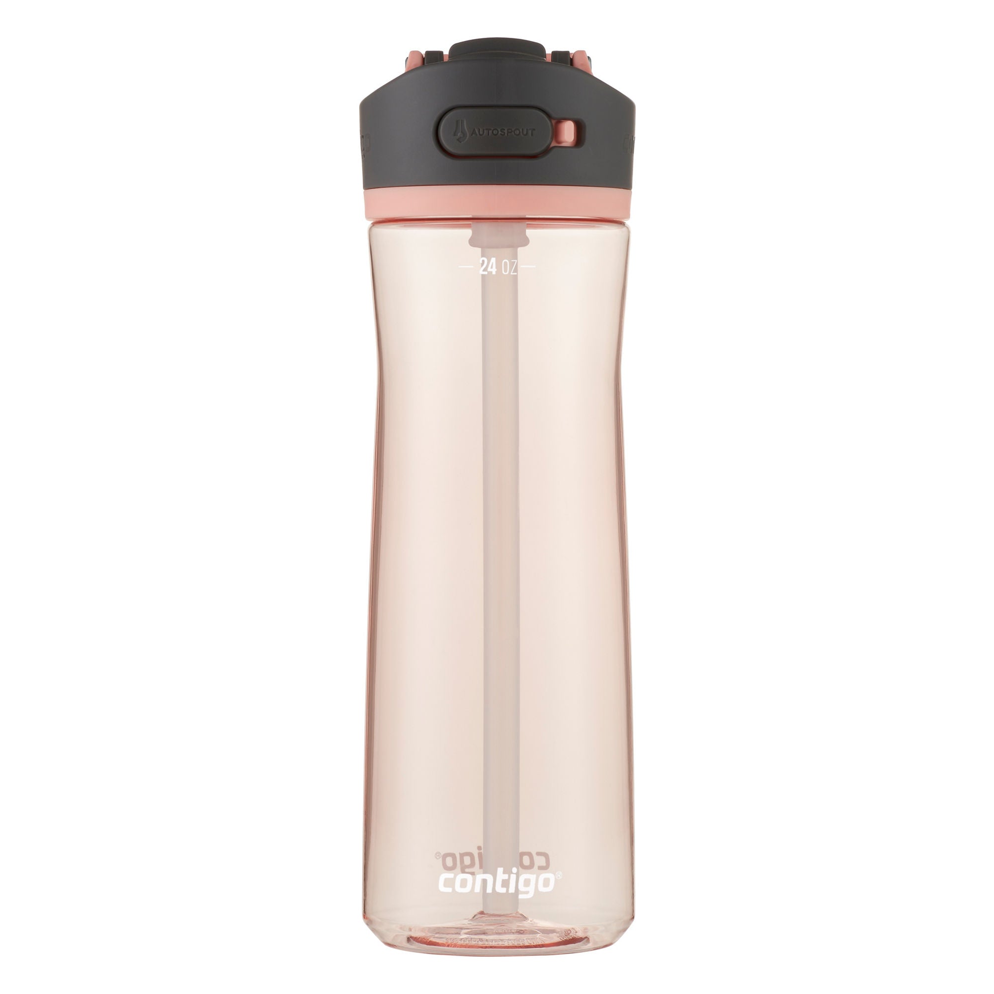 Contigo® Ashland 2.0 Water Bottle with AUTOSPOUT® Lid | 24oz | Pink Lemonade | Cup Holder