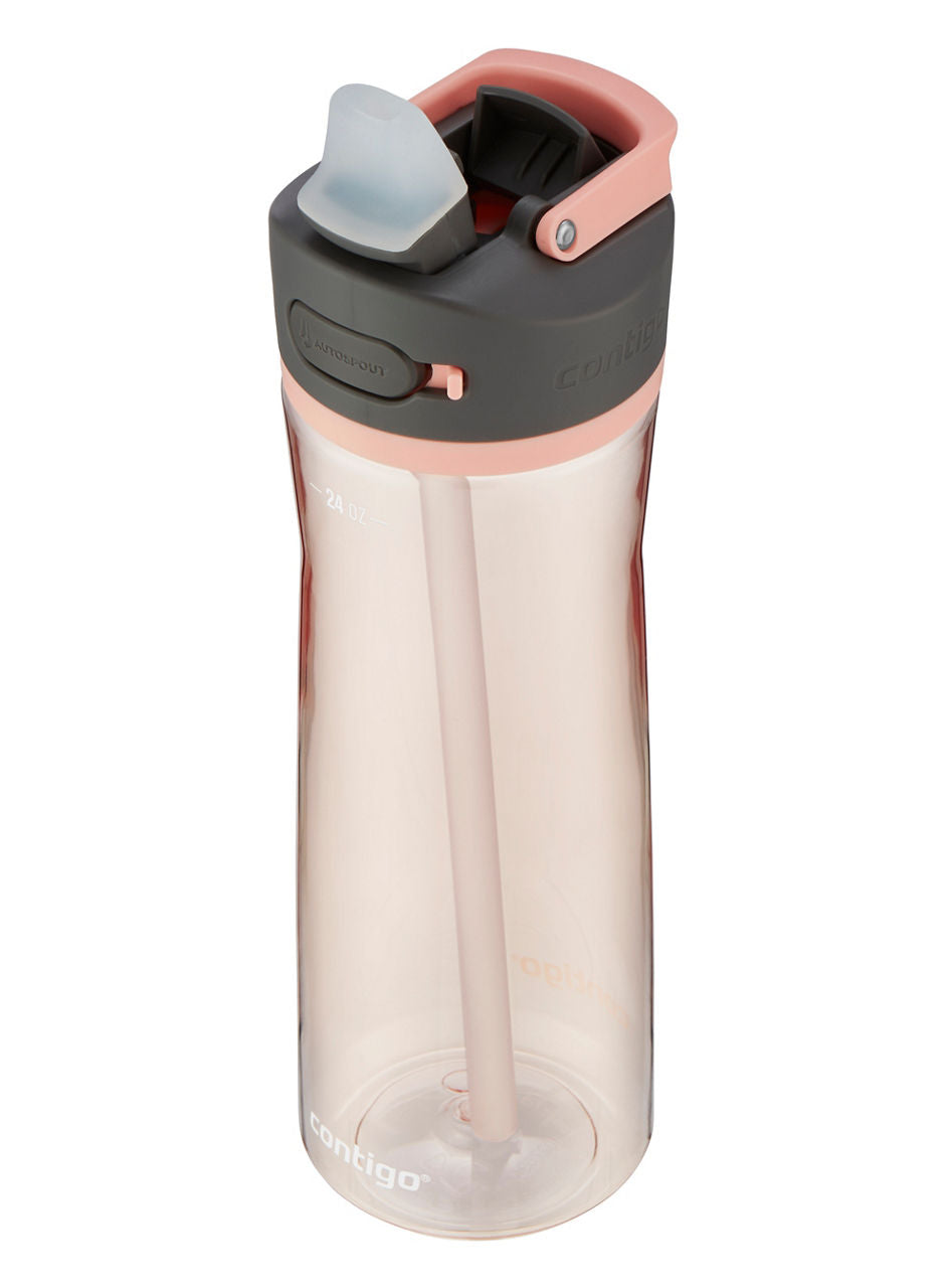 Contigo® Ashland 2.0 Water Bottle with AUTOSPOUT® Lid | 24oz | Pink Lemonade | Cup Holder