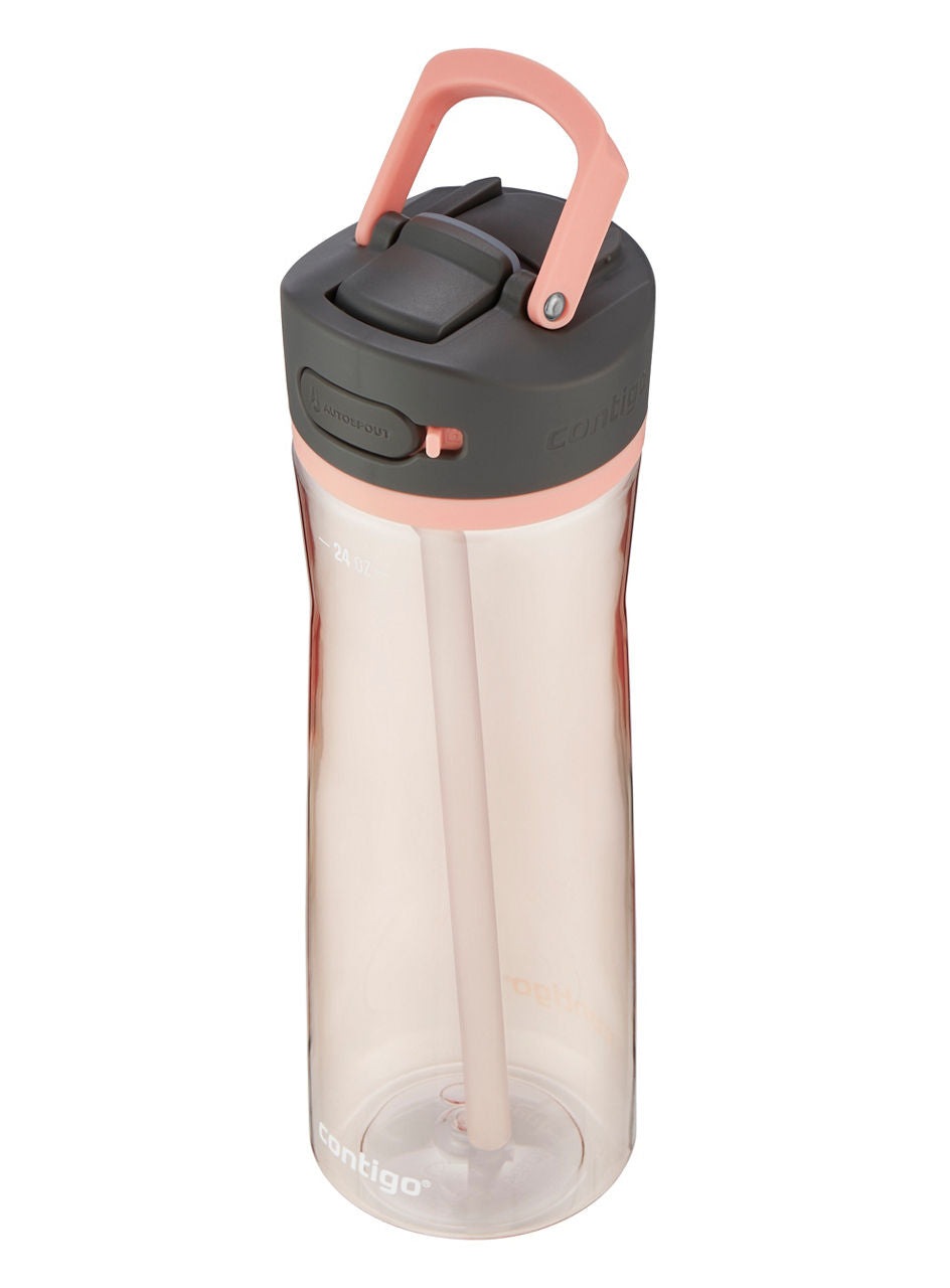 Contigo® Ashland 2.0 Water Bottle with AUTOSPOUT® Lid | 24oz | Pink Lemonade | Cup Holder