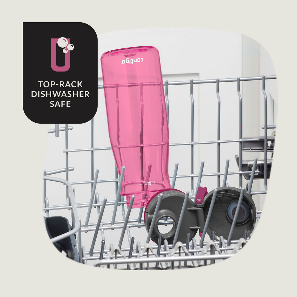 Contigo® Jackson 2.0 Tritan Water Bottle with AUTOPOP® Lid | 32oz | Dragon Fruit