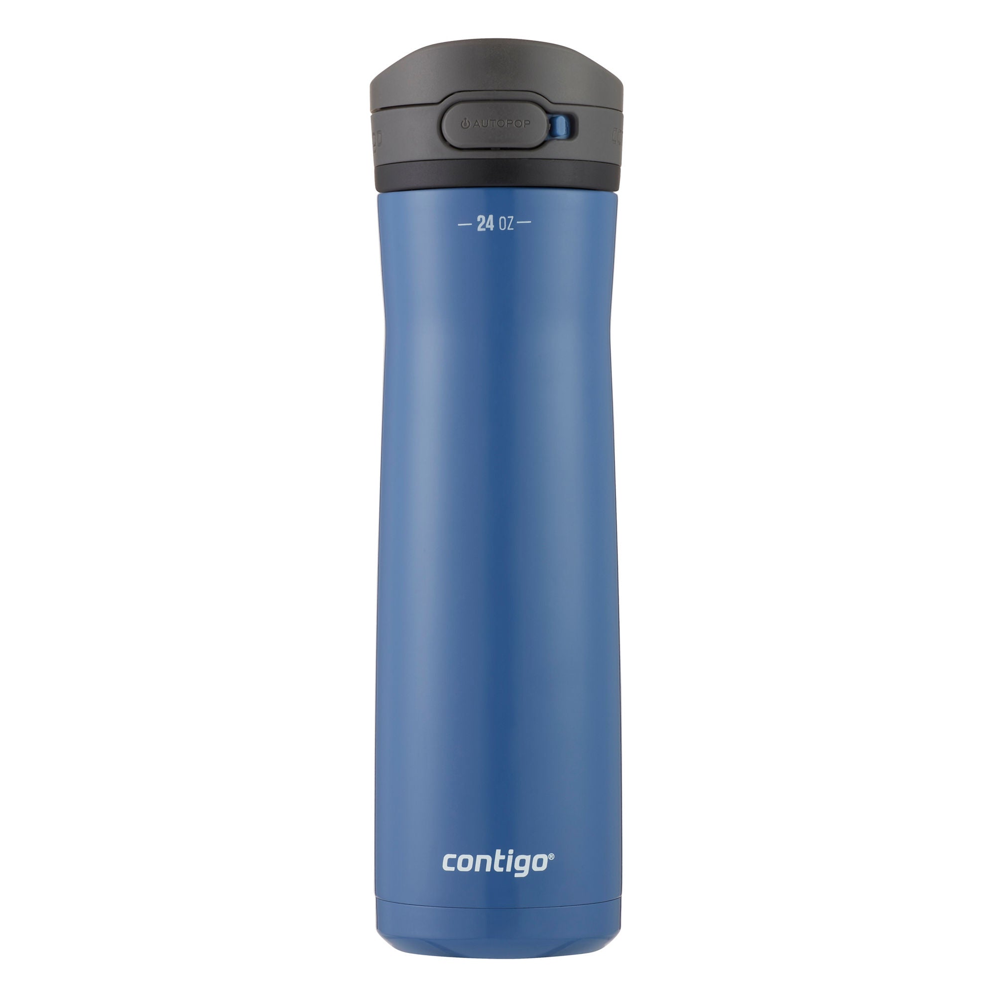 Contigo® Jackson Chill 2.0 Stainless-Steel Water Bottle with AUTOPOP® Lid | 32oz | Blue Corn | Cup Holder