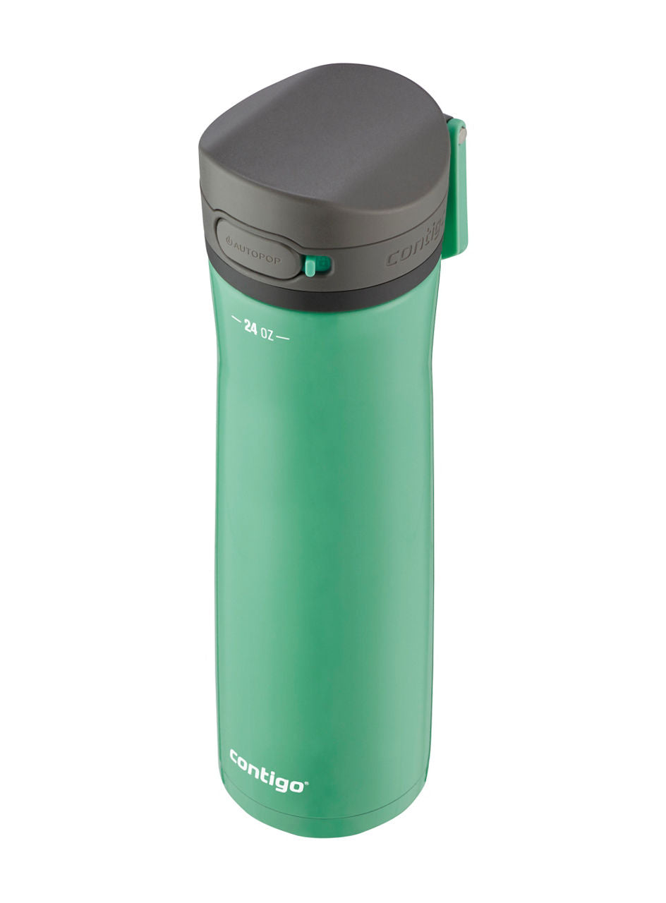 Contigo® Jackson Chill 2.0 Stainless-Steel Water Bottle with AUTOPOP® Lid | 32oz | Coriander | Cup Holder