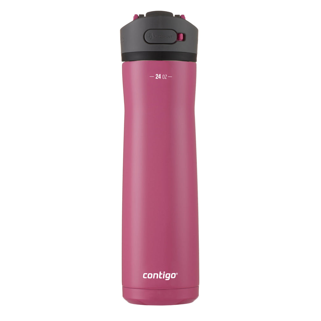 Contigo® Ashland Chill 2.0 Stainless Steel Water Bottle with AUTOSPOUT® Lid | 24oz | Dragon Fruit | Cup Holder