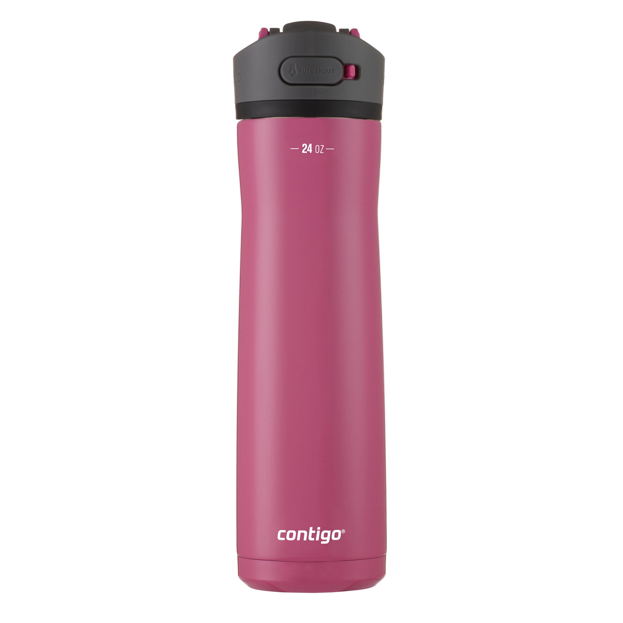 Contigo® Ashland Chill 2.0 Stainless Steel Water Bottle with AUTOSPOUT® Lid | 24oz | Dragon Fruit | Cup Holder