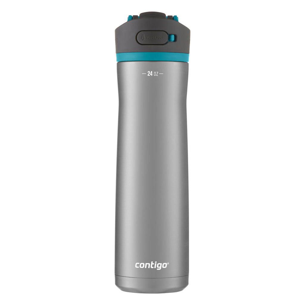 Contigo® Ashland Chill 2.0 Stainless Steel Water Bottle with AUTOSPOUT® Lid | 24oz | Juniper Trim | Cup Holder