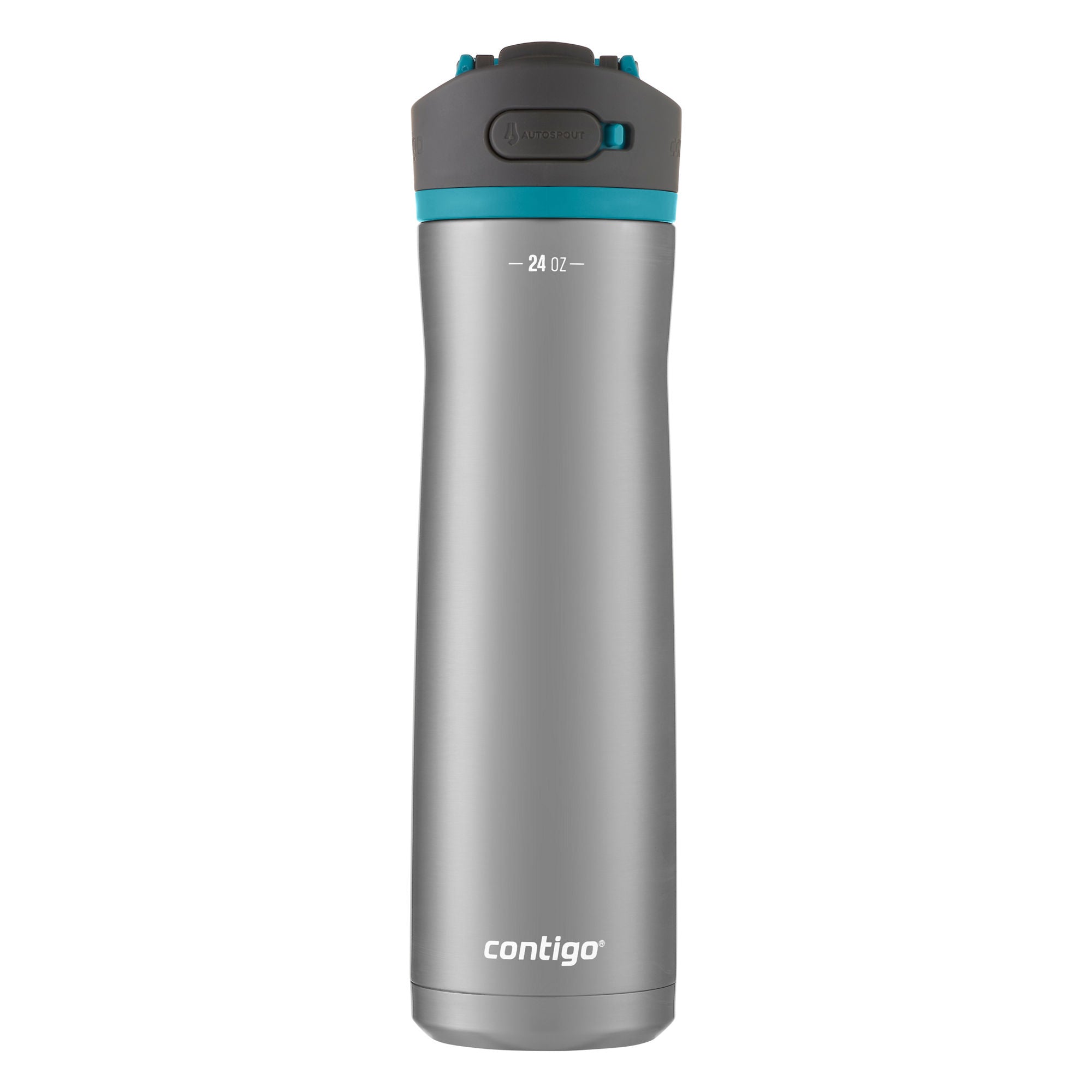 Contigo® Ashland Chill 2.0 Stainless Steel Water Bottle with AUTOSPOUT® Lid | 24oz | Juniper Trim | Cup Holder