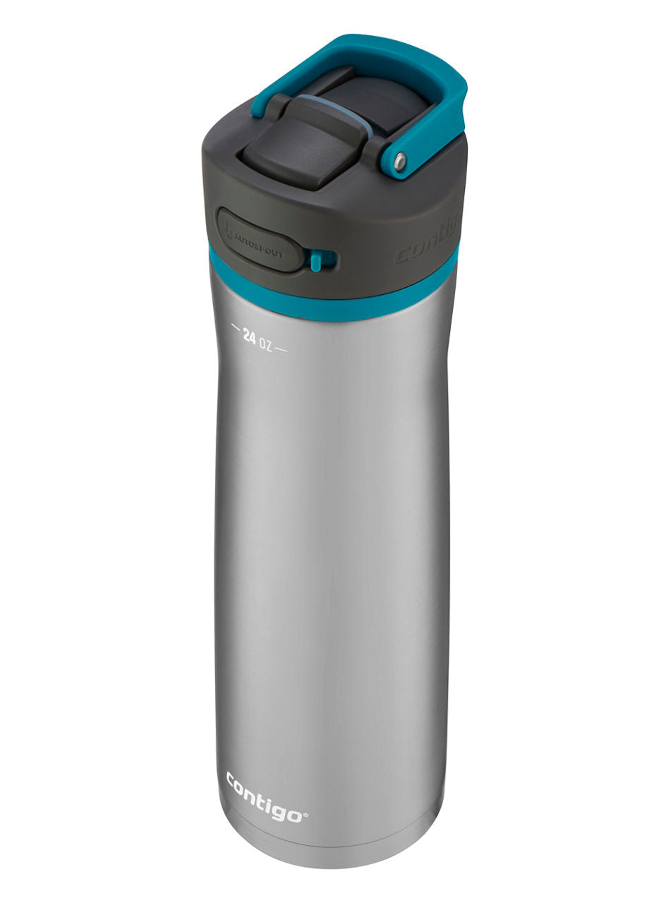 Contigo® Ashland Chill 2.0 Stainless Steel Water Bottle with AUTOSPOUT® Lid | 24oz | Juniper Trim | Cup Holder