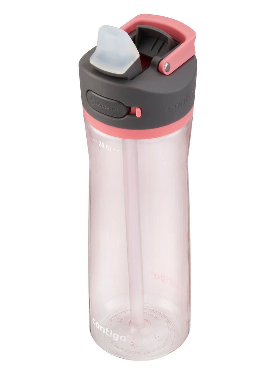 Contigo® Ashland 2.0 Water Bottle with AUTOSPOUT® Lid | 24oz | Frosted Rose | Cup Holder