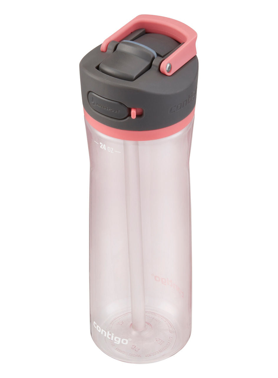 Contigo® Ashland 2.0 Water Bottle with AUTOSPOUT® Lid | 24oz | Frosted Rose | Cup Holder