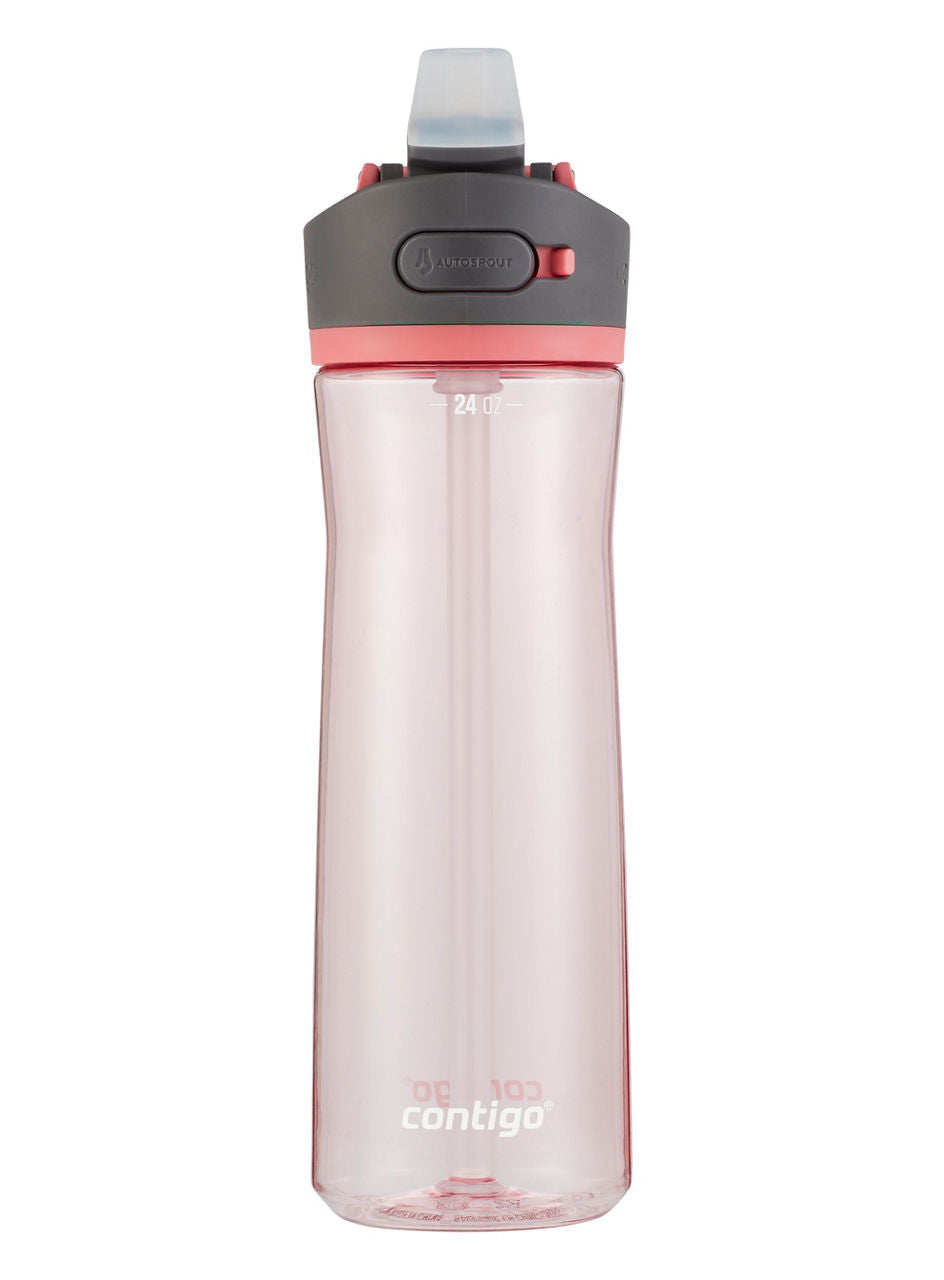 Contigo® Ashland 2.0 Water Bottle with AUTOSPOUT® Lid | 24oz | Frosted Rose | Cup Holder