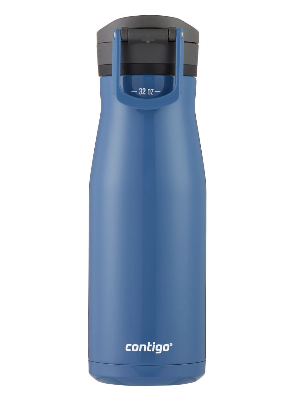 Contigo® Jackson Chill 2.0 Stainless-Steel Water Bottle with AUTOPOP® Lid | 32oz | Blue Corn