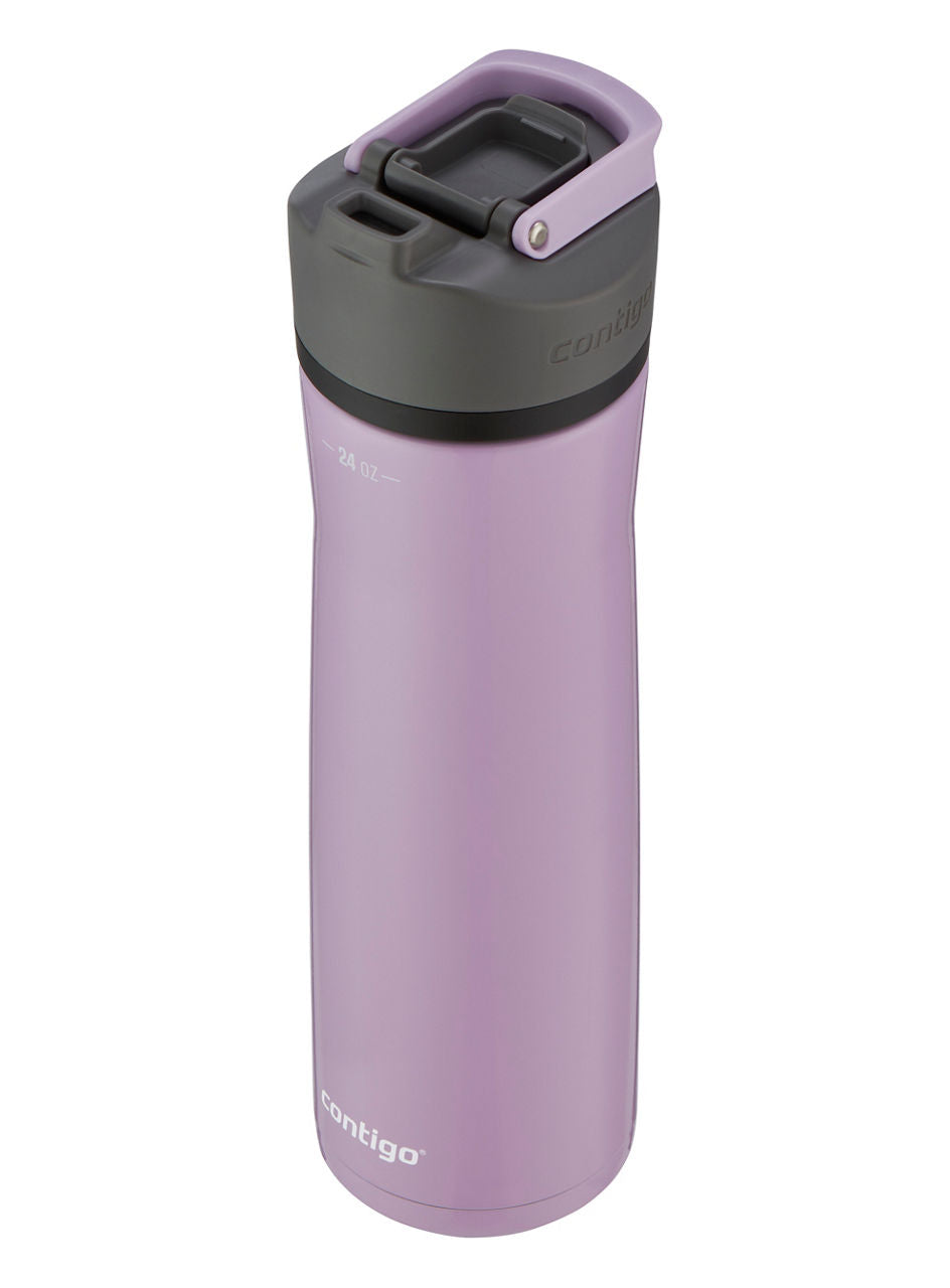 Contigo® Cortland Chill 2.0 Insulated Stainless Steel Water Bottle with AUTOSEAL® Lid | 24oz | Lavender | Cup Holder