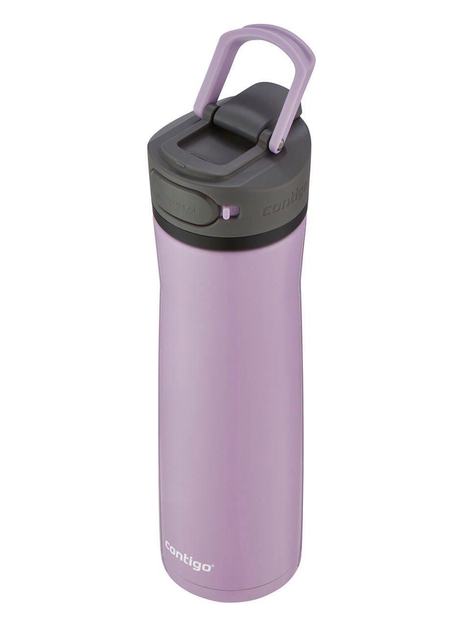 Contigo® Cortland Chill 2.0 Insulated Stainless Steel Water Bottle with AUTOSEAL® Lid | 24oz | Lavender | Cup Holder
