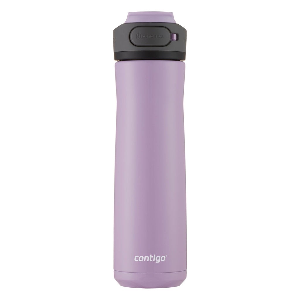 Contigo® Cortland Chill 2.0 Insulated Stainless Steel Water Bottle with AUTOSEAL® Lid | 24oz | Lavender | Cup Holder