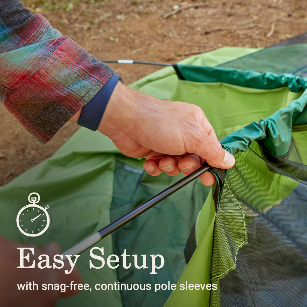 Coleman Sundome® 3-Person Camping Tent | 7 x 7'with 4'4" center height | Spruce Green