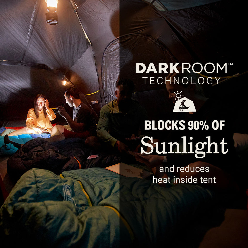 Coleman Skydome™ XL 10-Person Camping Tent with Dark Room™ Technology | 16 x 9'with 6'6