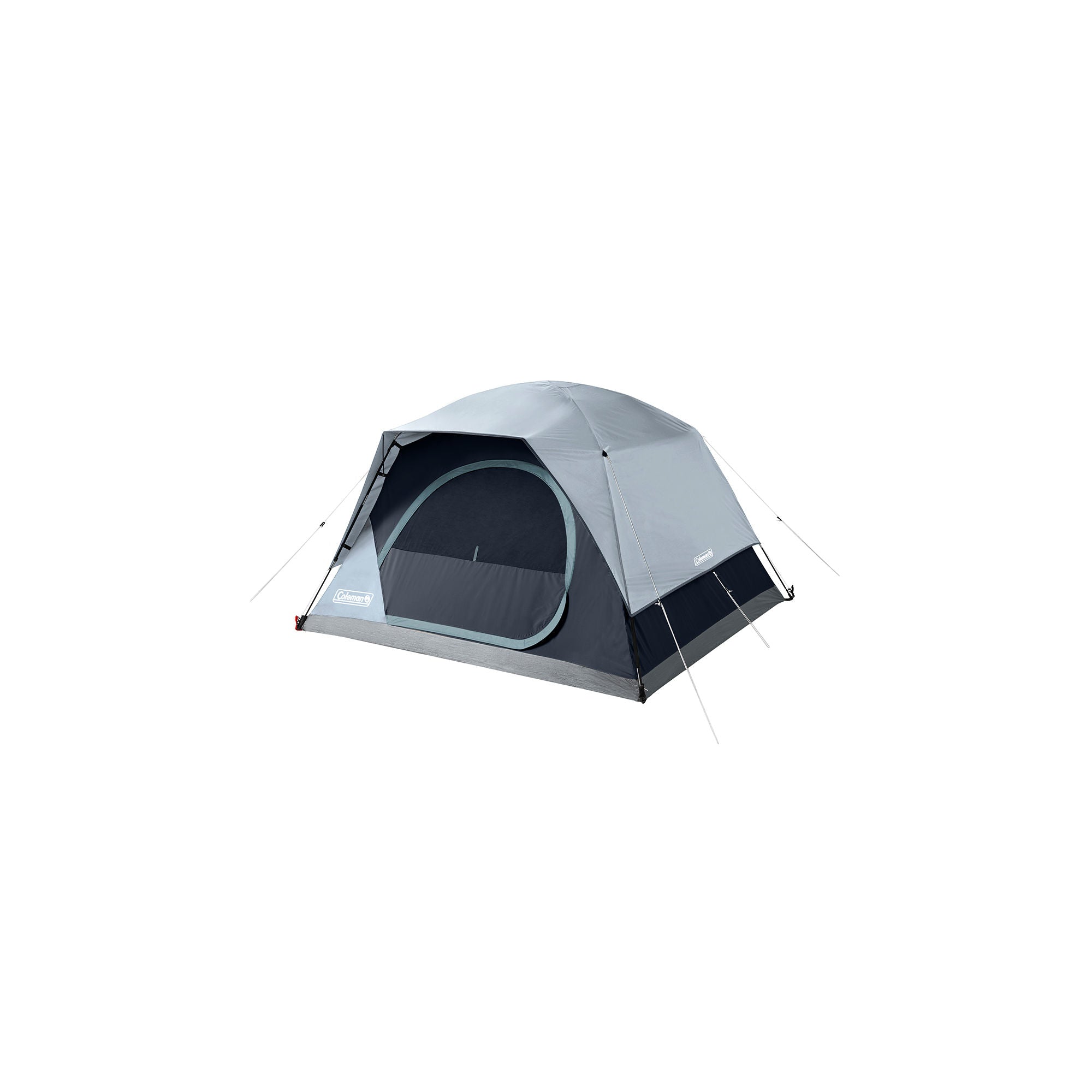 Coleman Skydome™ 4-Person Camping Tent with LED Lighting | 8 x 7'with 4'8" center height | Watersedge