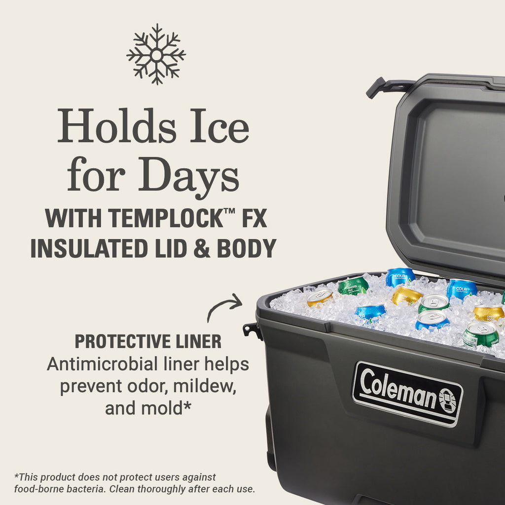 Coleman Convoy™ Series 100-Quart Cooler With Wheels | Dark Storm