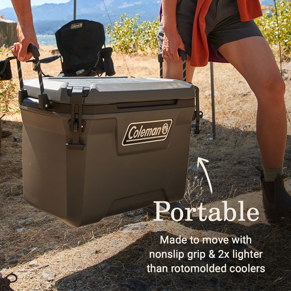 Coleman Convoy™ Series 55-Quart Cooler | Dark Storm