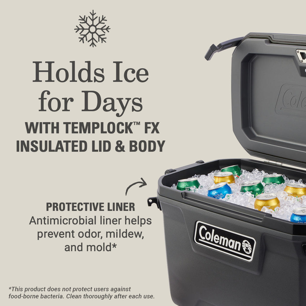 Coleman Convoy™ Series 55-Quart Cooler | Dark Storm