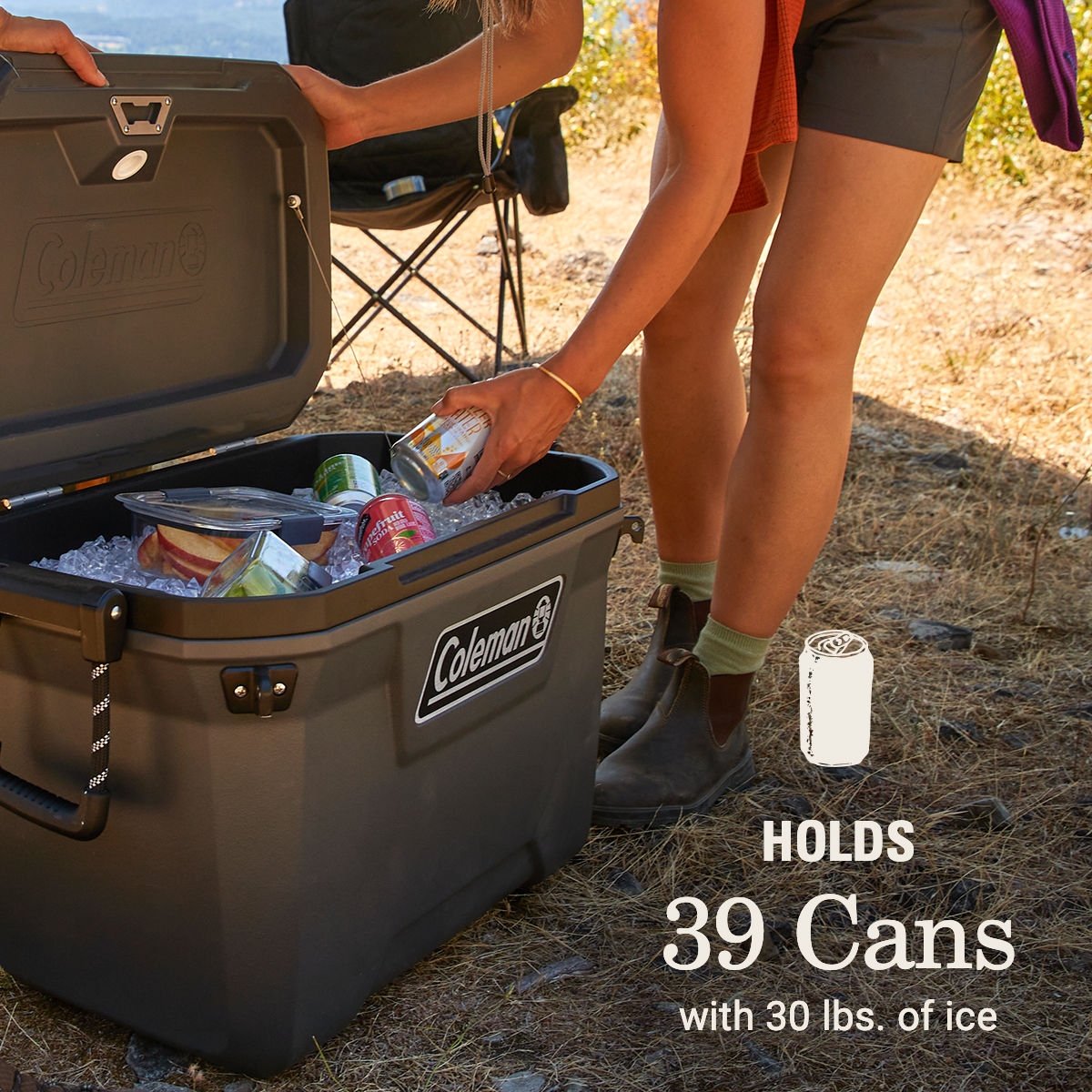 Coleman Convoy™ Series 55-Quart Cooler | Dark Storm