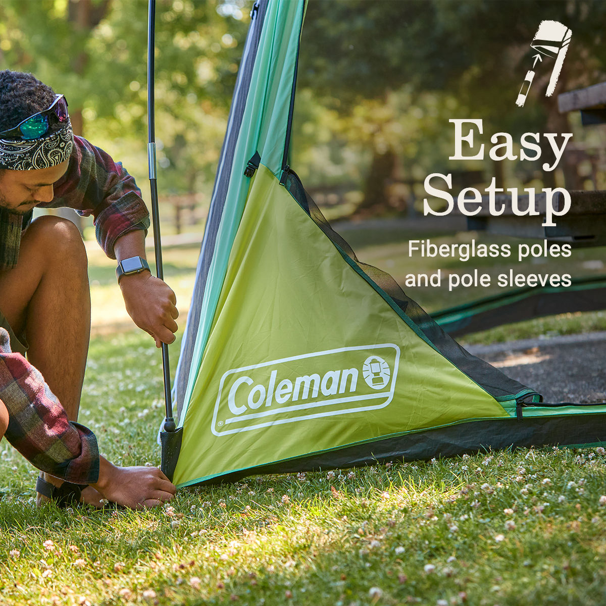 Coleman Skyshade™ 10 x 10 Screen Dome Canopy | 10 x 10 ft.; 7'2 | Moss
