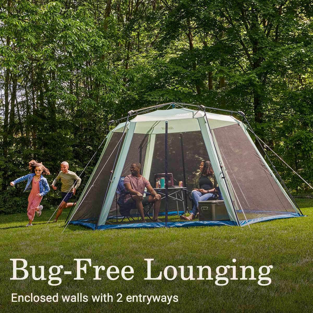 Coleman Skylodge™ 15 x 13 Instant Screen Canopy Tent | Moss