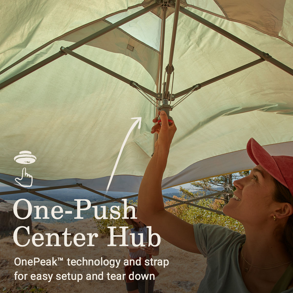 Coleman OASIS™ 10 x 10 Canopy with Sun Wall | Moss