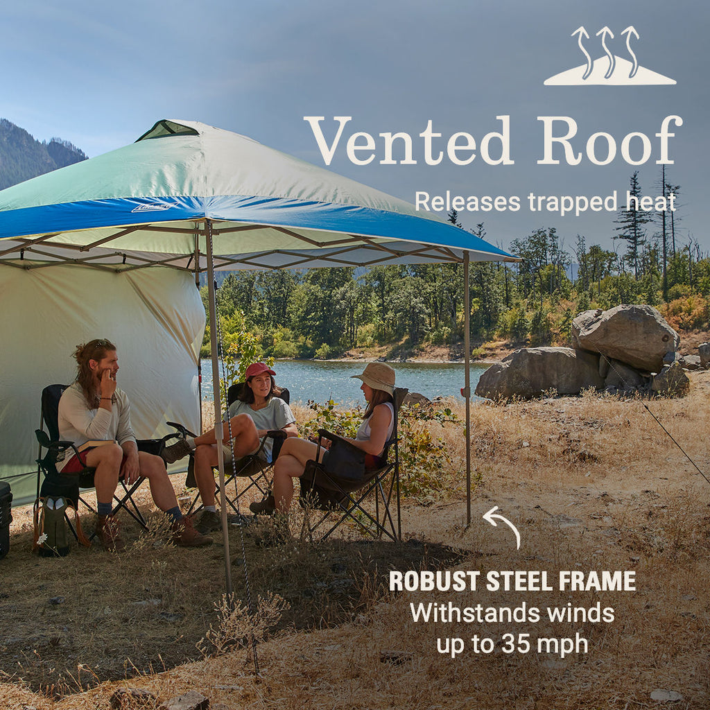 Coleman OASIS™ 10 x 10 Canopy with Sun Wall | Moss