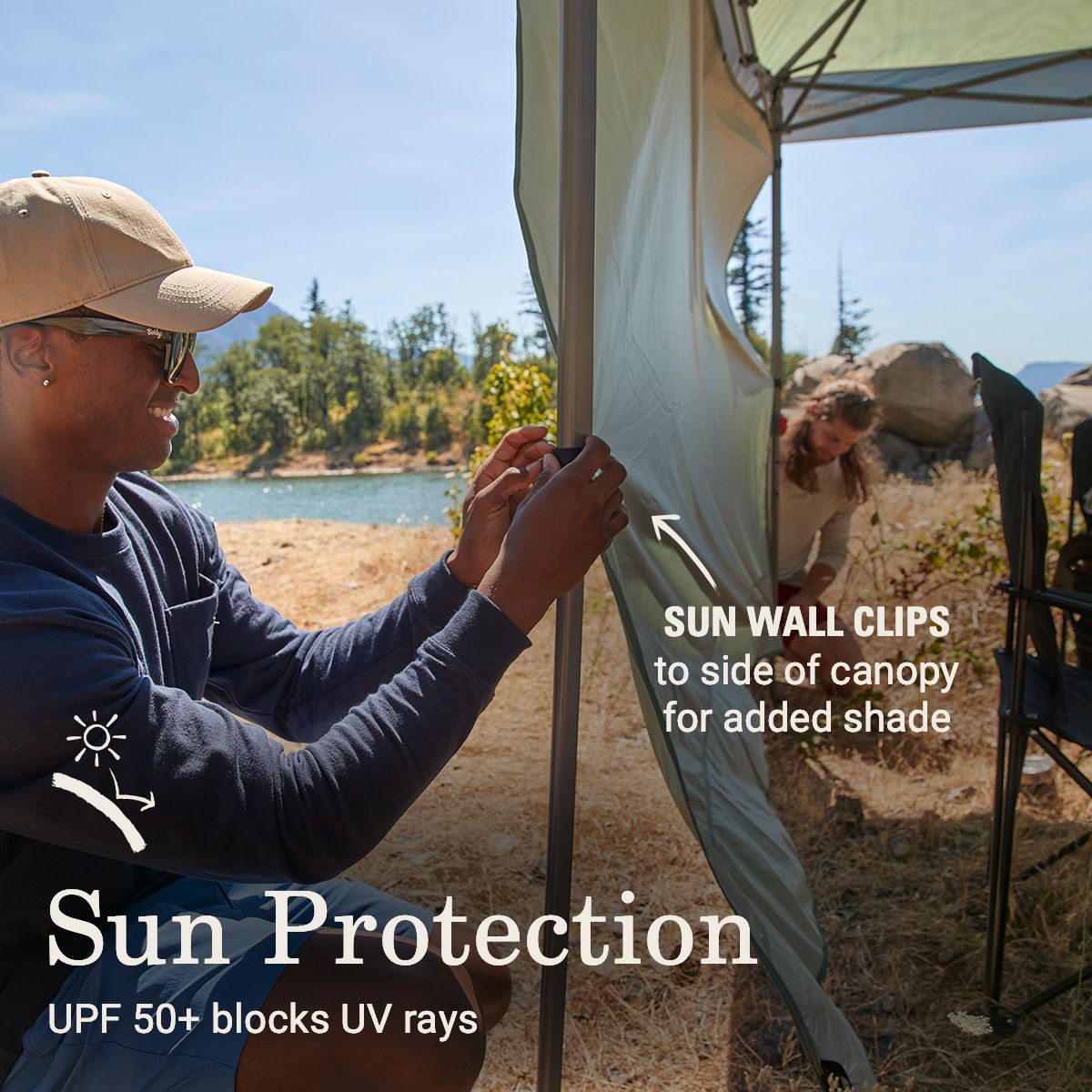 Coleman OASIS™ 10 x 10 Canopy with Sun Wall | Moss