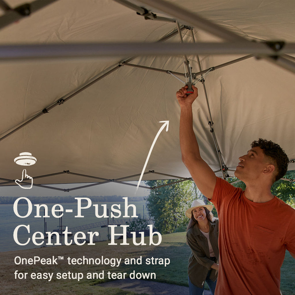 Coleman OASIS™ Lite 10 x 10 Canopy with Sun Wall | 10 x 10 ft.; 8' | Black