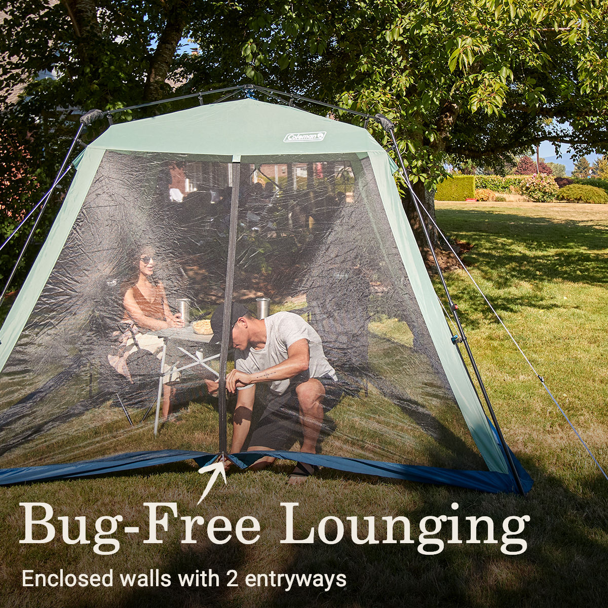 Coleman Skylodge™ 10 x 10 Instant Screen Canopy Tent | Moss