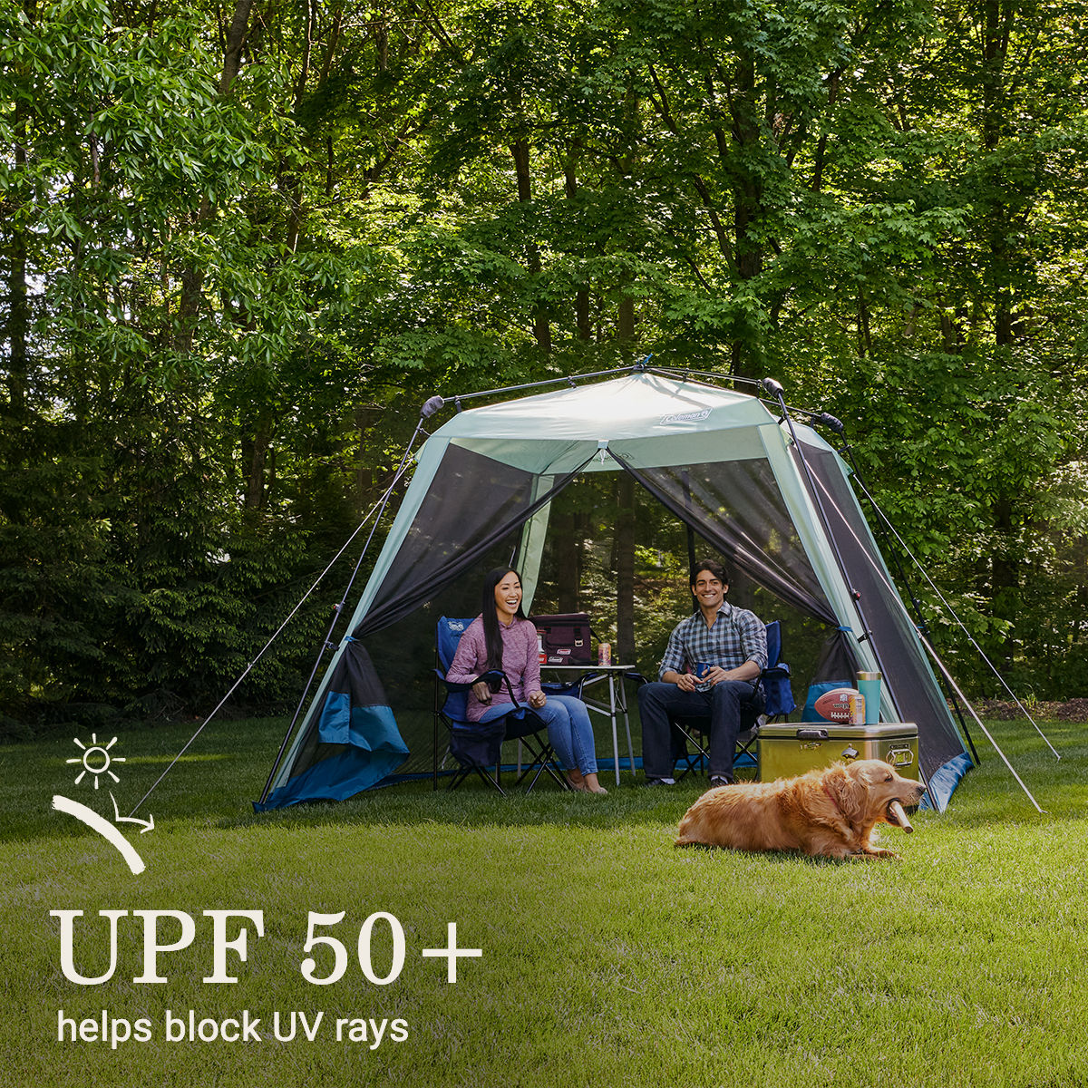 Coleman Skylodge™ 10 x 10 Instant Screen Canopy Tent | Moss