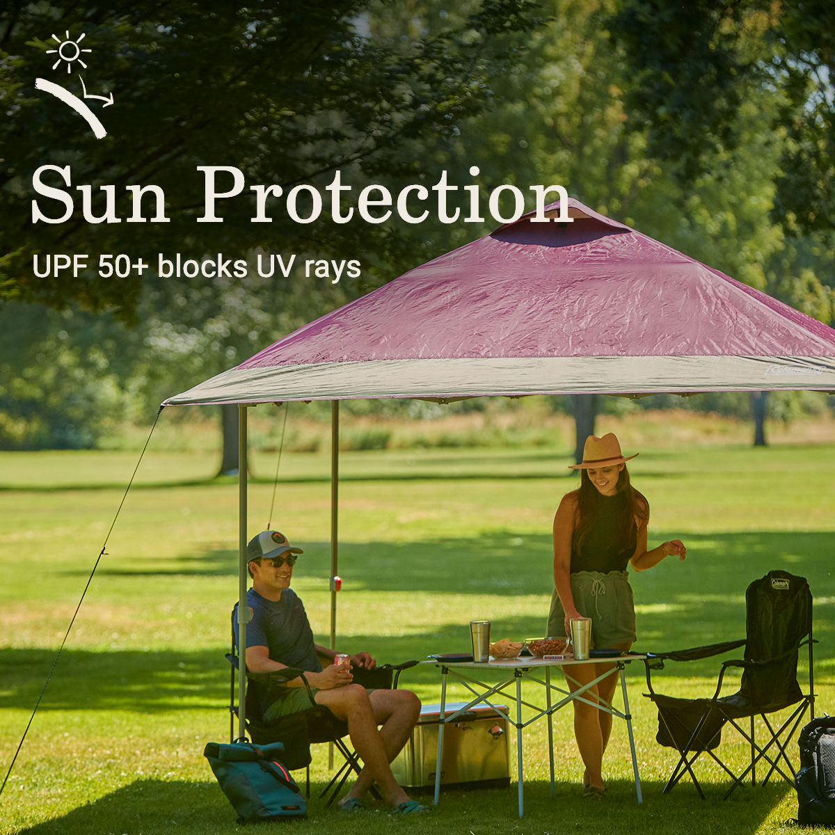 Coleman OASIS™ 10 x 10 Canopy | Blackberry