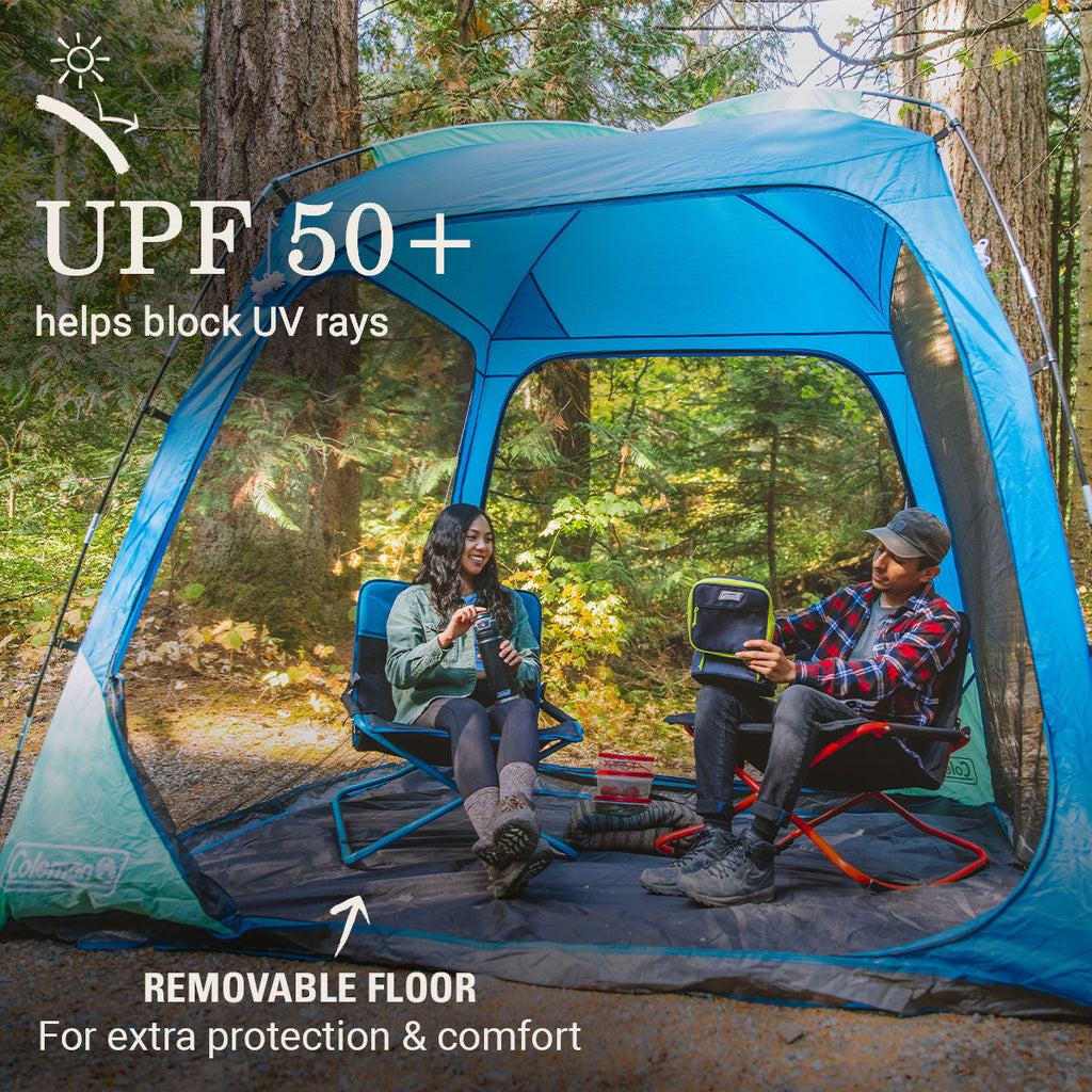 Coleman Skyshade™ 8 x 8 Screen Dome Canopy | 8 x 8 ft.; 6' | Medium Blue