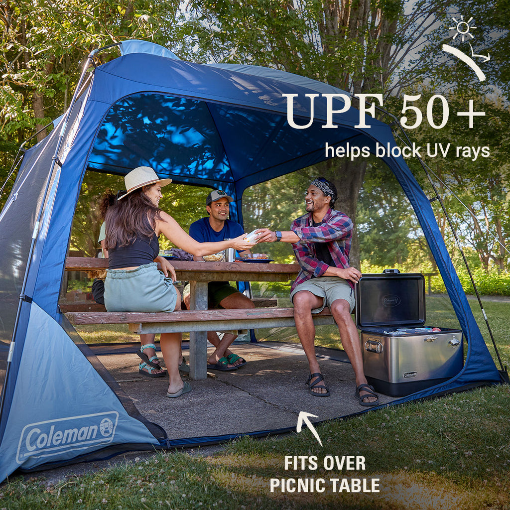 Coleman Skyshade™ 10 x 10 Screen Dome Canopy | 10 x 10 ft.; 7'2 | Blue Nights