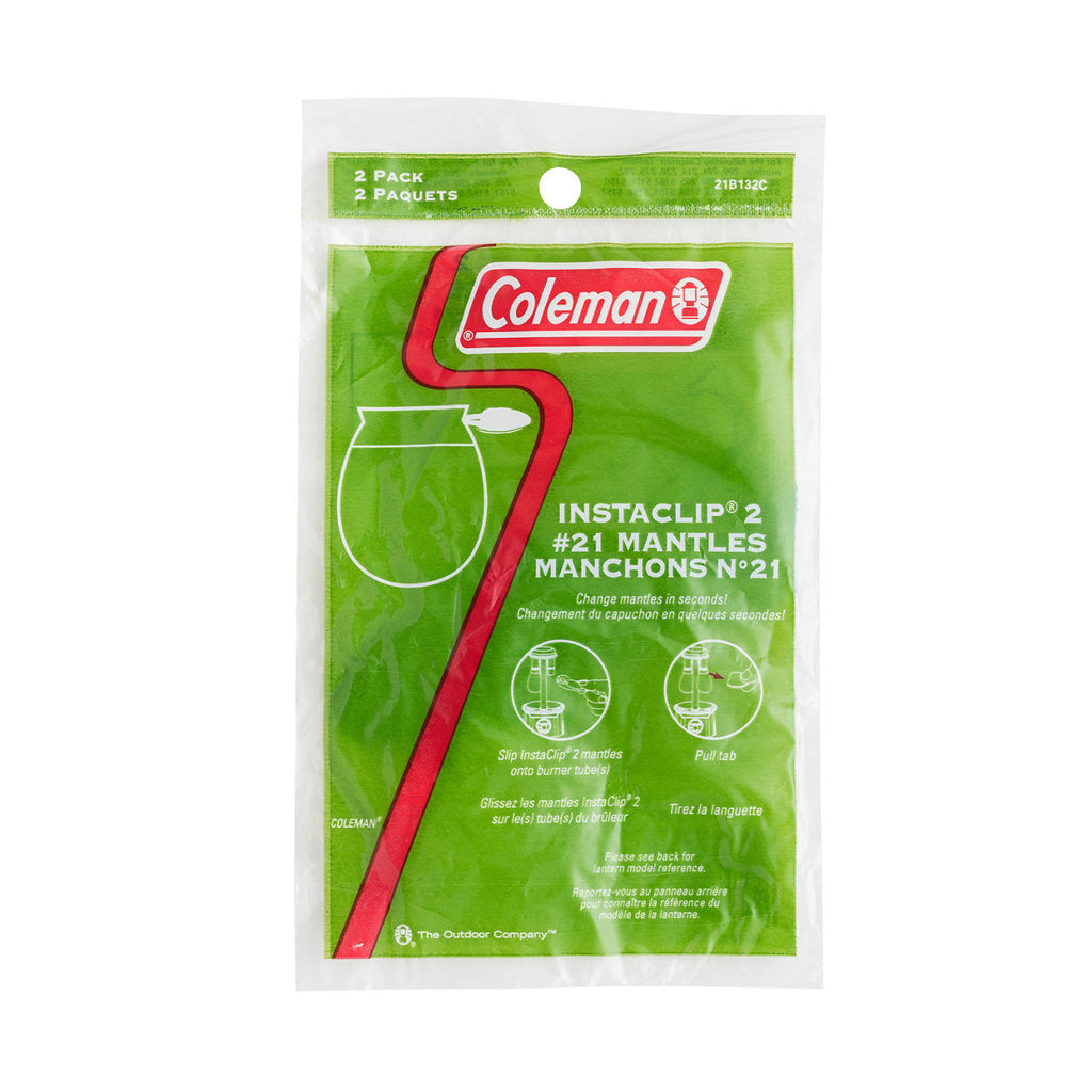 Coleman® Insta-Clip® II #21 Mantles | 2-Pack | Green