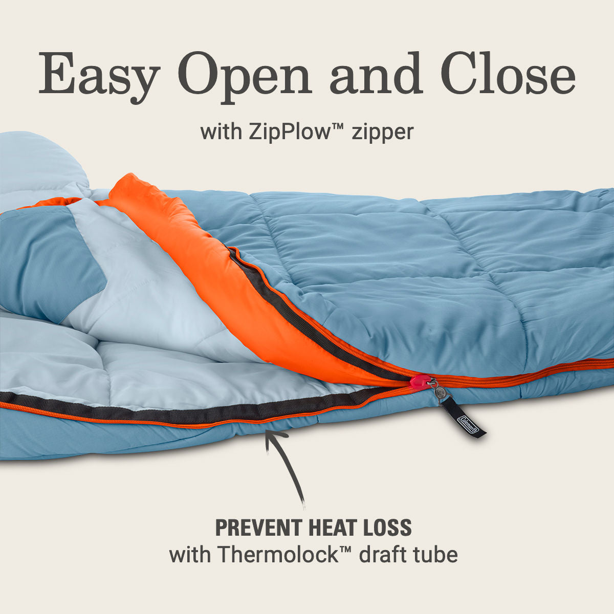 Coleman Big Bay™ 0° Mummy Sleeping Bag | Fog
