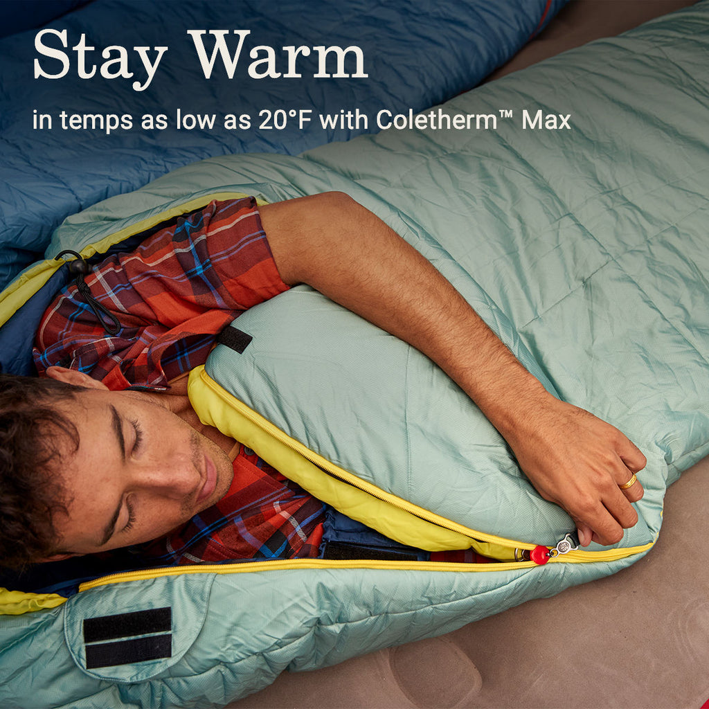Coleman Big Bay™ 20° Mummy Sleeping Bag | Moss